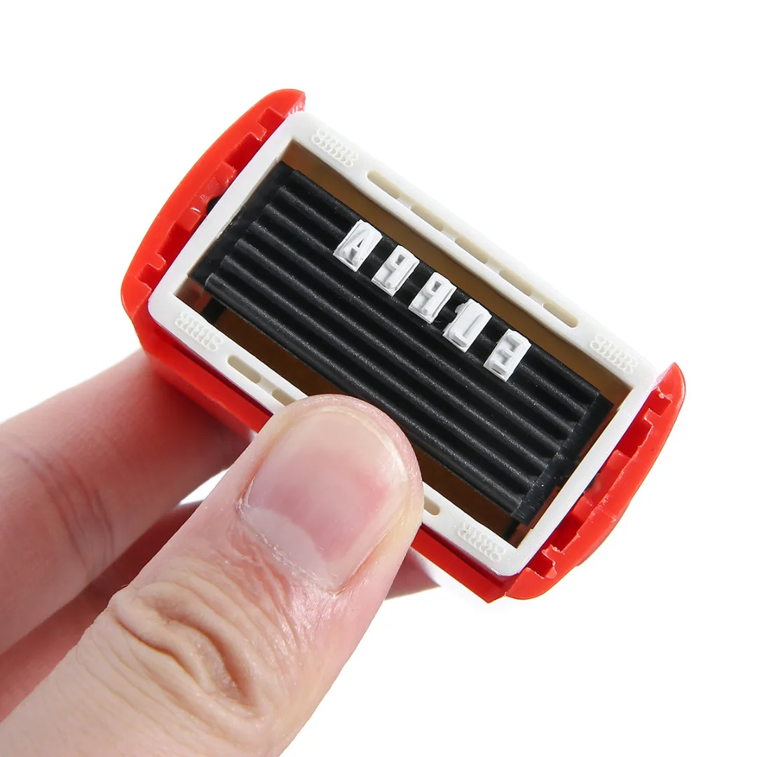 

1PC Stamp Kit DIY Rubber Stamp Kit Personalise Self Inking Business Address Garage Name Pad Finger Paint Not Ink Included