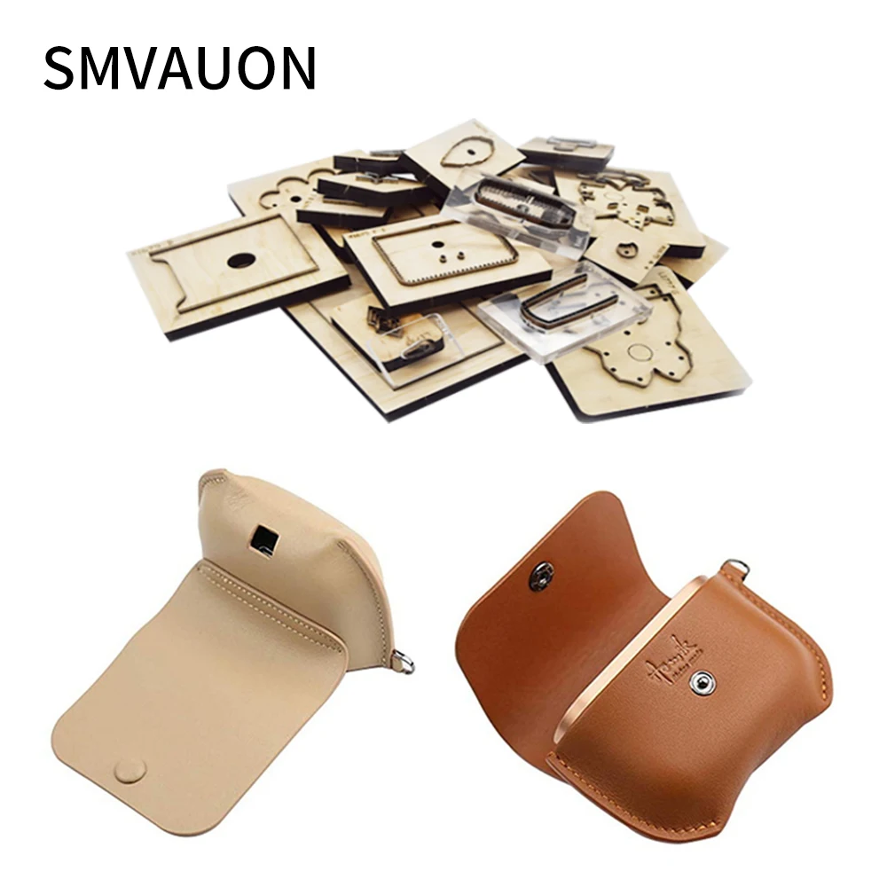 Новые Вырубные штампы деревянные кожаные стильная портативная маленькая сумка