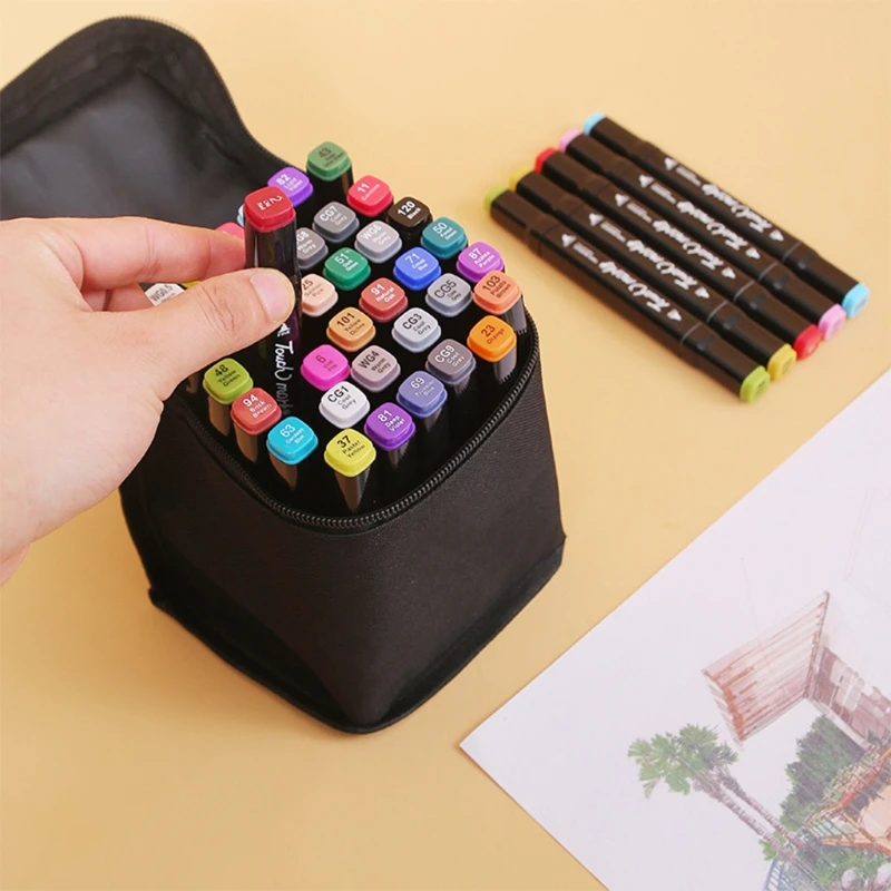 Набор разноцветных маркеров с двойными наконечниками набор сделай сам для