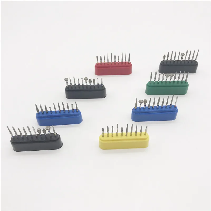 1 набор стоматологических 6 мм FG алмазных буров сверл для зеркальной полировки