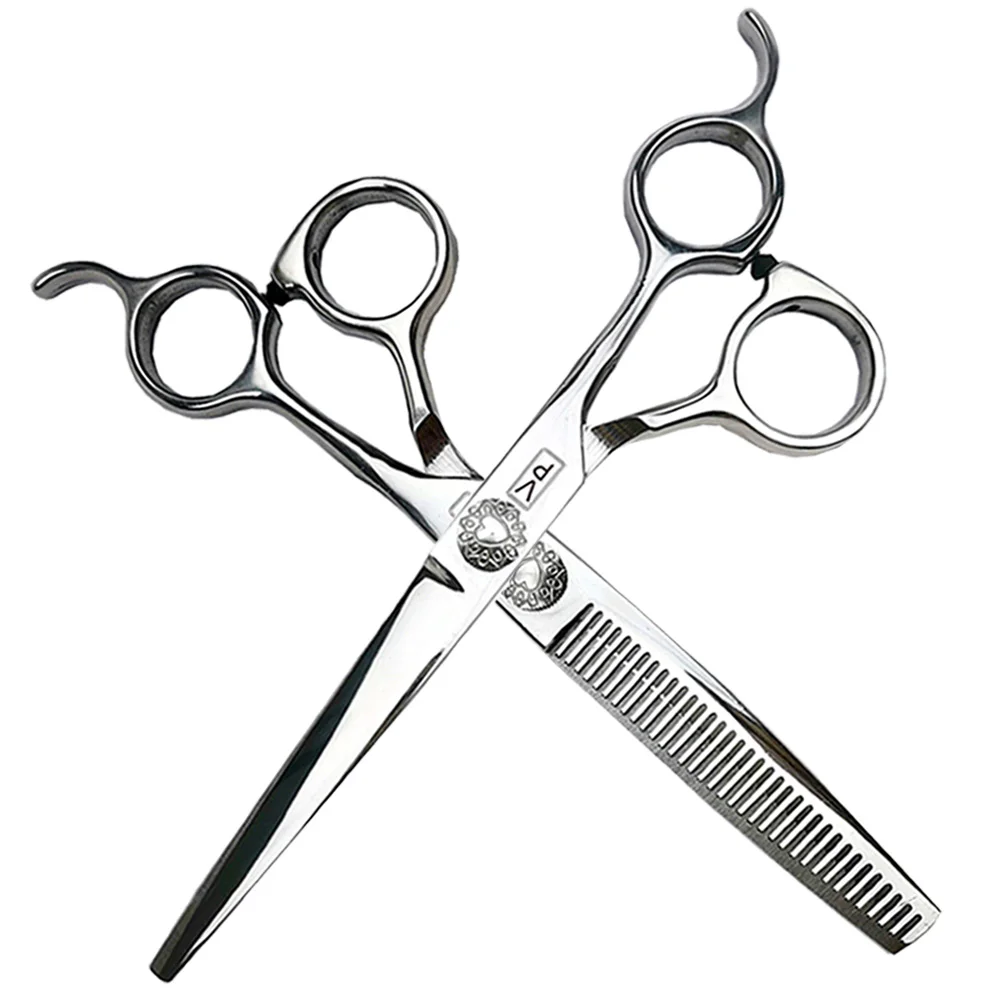 Парикмахерские ножницы 6 дюймов Профессиональные для стрижки набор истончение