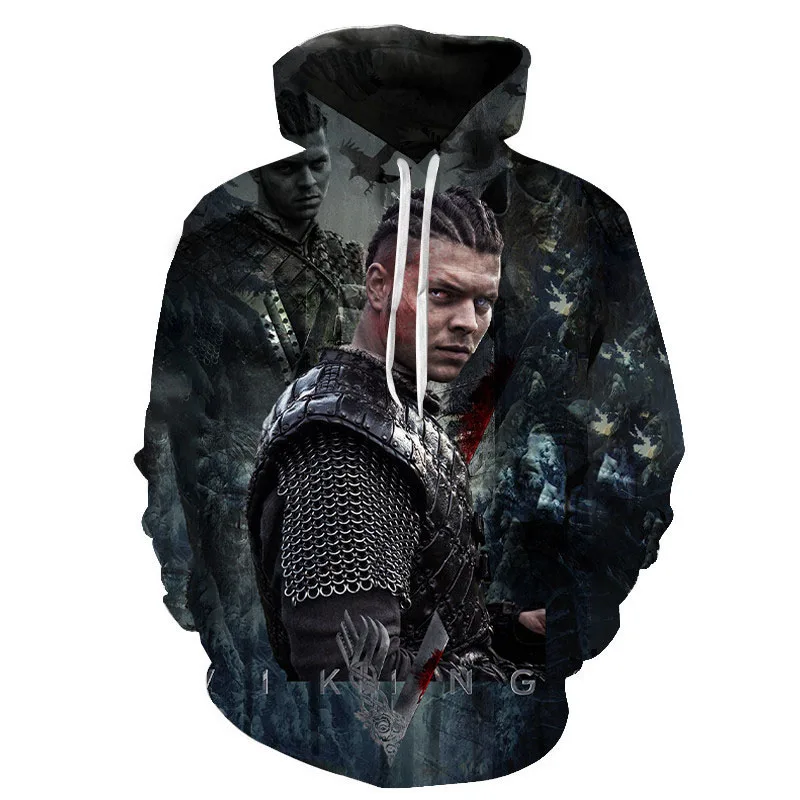 

Vikings 3D Printed Hoodies TV Series Men Women Fashion Sweatshirt Oversized Hoodie Pullover Streetwear Tops