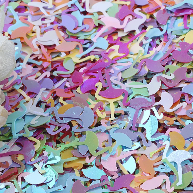 10g яркого Фламинго Форма Сыпучие блёстки пайетками для швейного ремесла