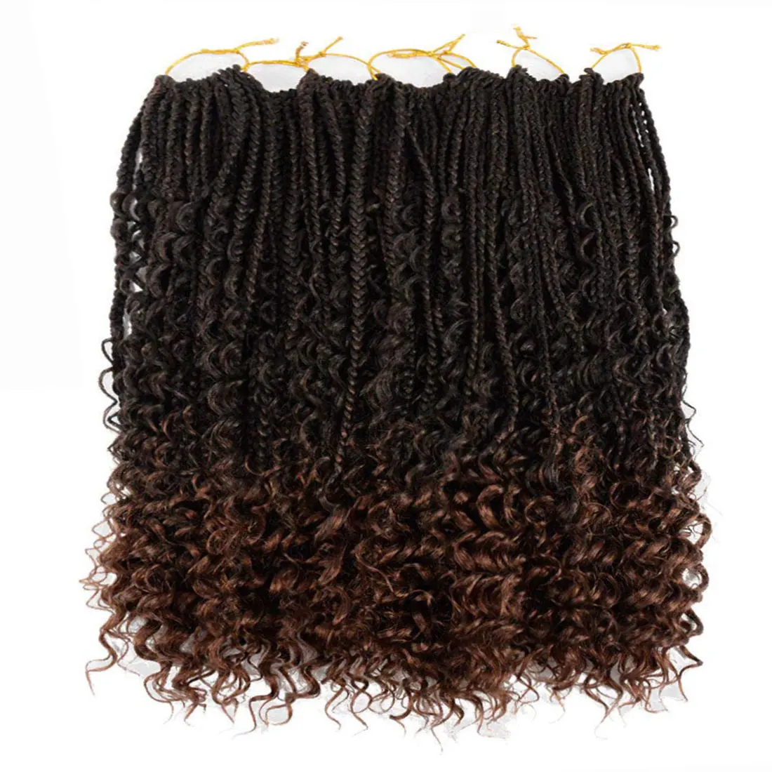 Крючком коробка косы для черный Для женщин на крючках косички с вьющимися