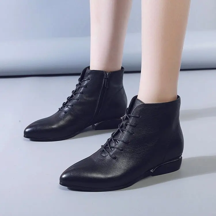 LIHUAMAO/женские ботильоны в стиле ретро полуботинки со шнуровкой Оксфордском с