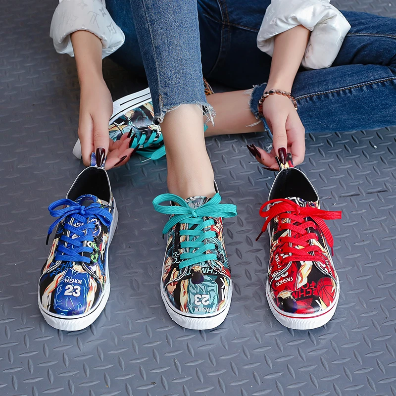 

Женские повседневные парусиновые кроссовки на плоской подошве, Размеры 35-43