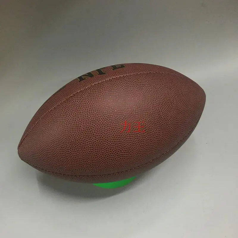 Размер 9 кожаная резина регби средняя школа профессиональная тренировка