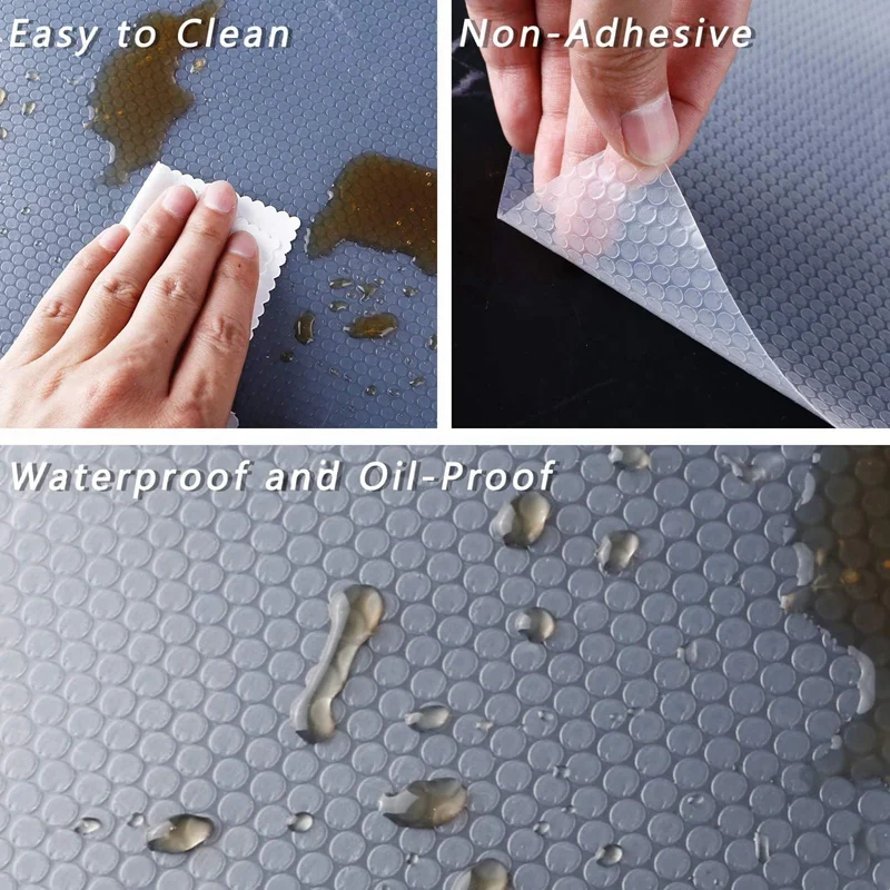 

Shelf Liner Cabinet Liner,Non-Slip Non-Adhesive Drawer Liner,Washable Cabinet Liner Drawer Liner Refrigerator Liner