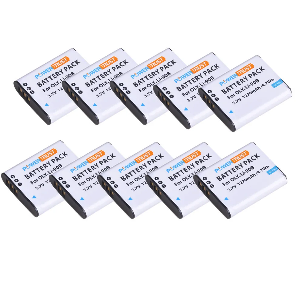 10Battery 2 шт LI-90B LI 90B LI90B LI-92B батарея для камеры Olympus Tough TG-5 tg-трекер SH-1 SH-2 SP-100 IHS Tough TG-1 iHS TG-2 iHS - Цвет: 10Battery