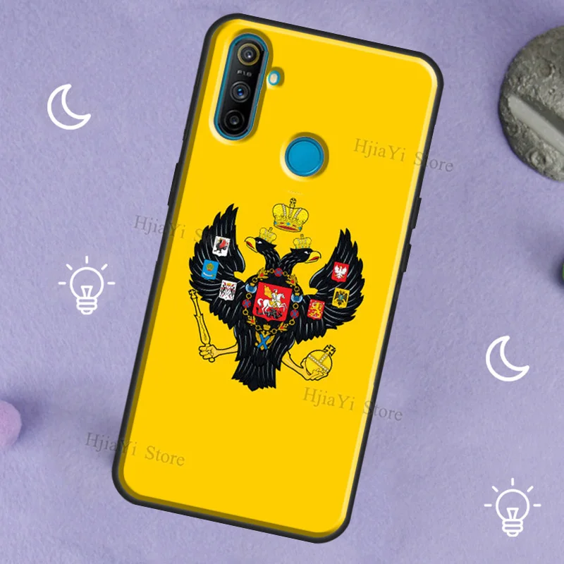 Чехол с гербом Российской империи для OnePlus 10 9 Pro Nord2 8T 9R чехол Realme GT Neo 2 Master 8 8i 9i C3 C21 -