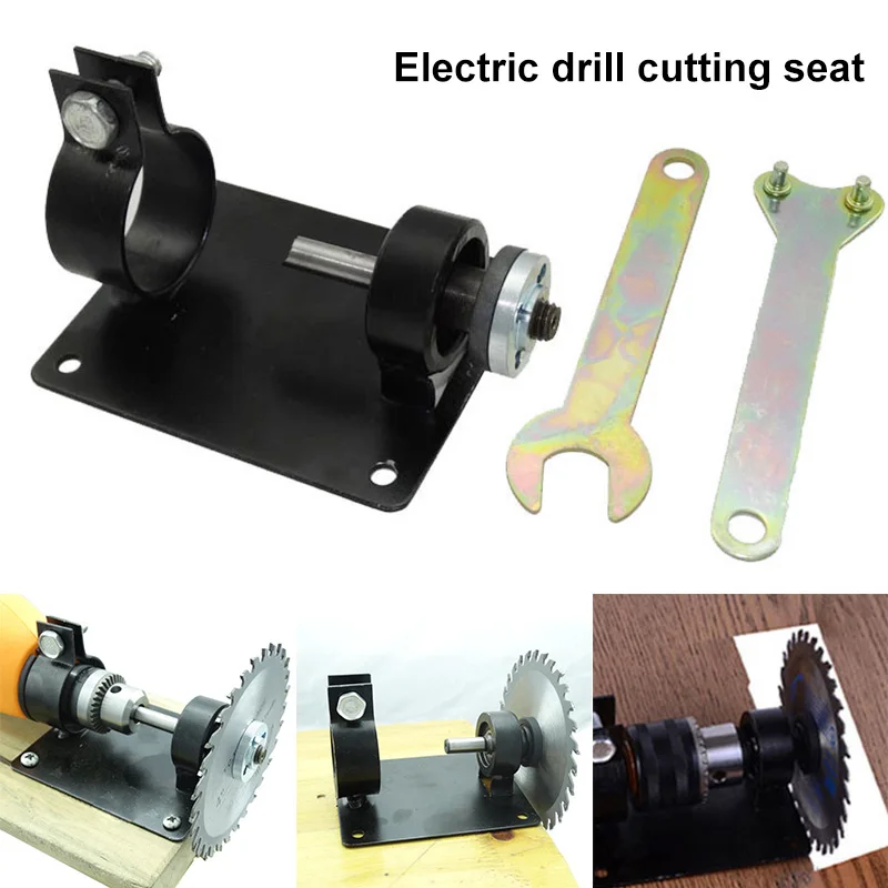 

13mm/10mm Electric Drill Cutting Holder Polishing Grinding Bracket Seat Stand Drilling Machine Base