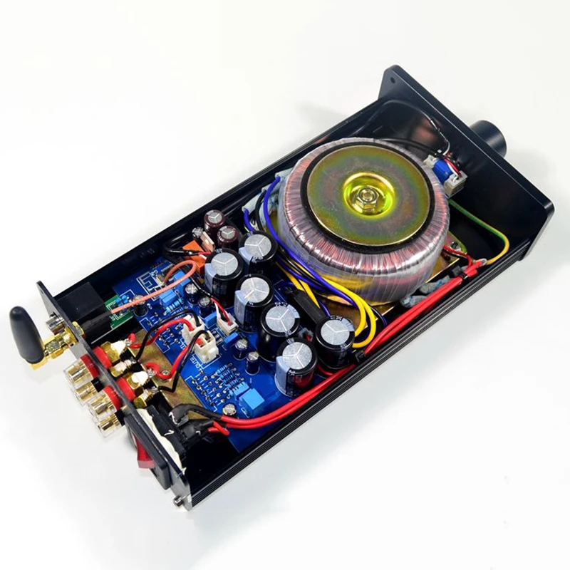 Lm3886 Dual Channel Class Bluetooth 4.2 Audio Stereo High Power Amplifier Hifi 40W+40W Home Aluminum Enclosure | Электроника