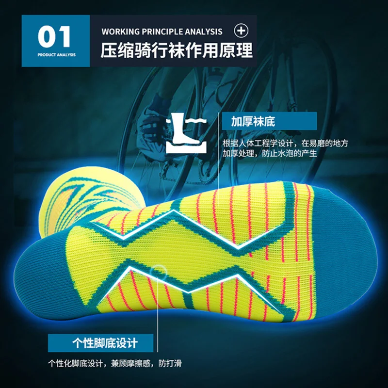 Новые носки для велосипедистов унисекс мужские уличные спортивные хлопковые