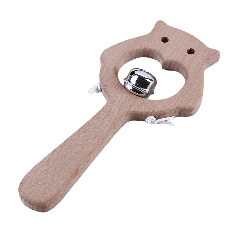 

Wooden Teether Crochet Teething Baby Rattles Baby Teething Bar Baby Care