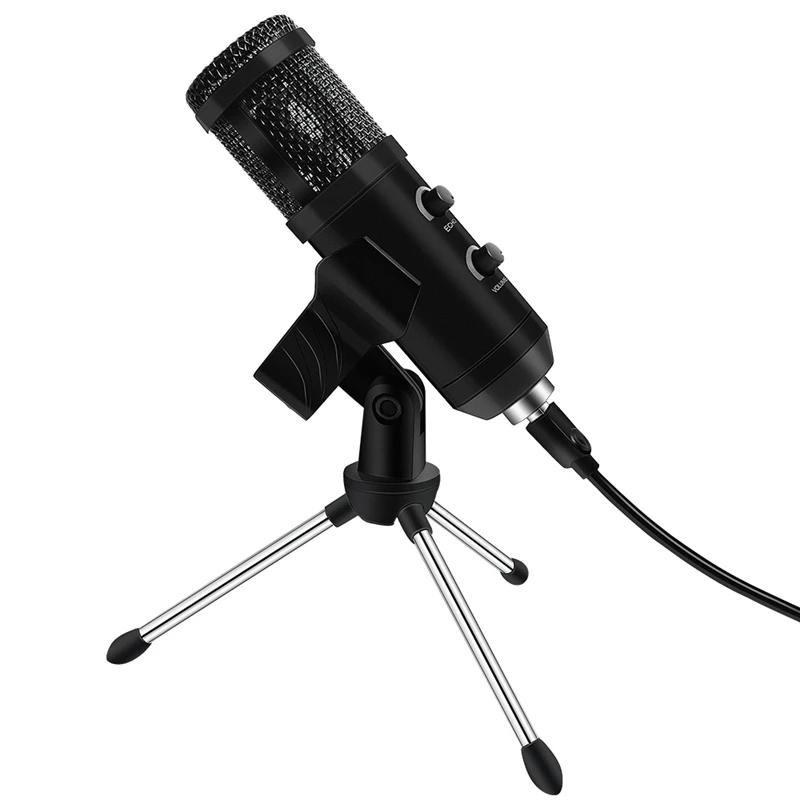 

USB Microphone Kits with 6 Inch Ring Light Arm Stand Professional Ring Light Studio Kit for Karaoke Recording Microphone