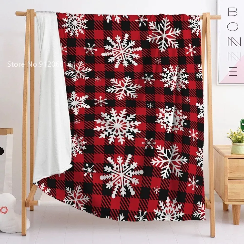 

Рождественское фланелевое одеяло с 3D рисунком, подарочное одеяло в виде снежинки, праздничное одеяло для пикника и путешествий