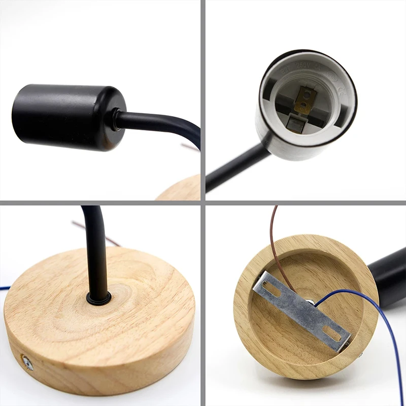 

Wood Industrial Loft Wall Lamp Vintage Retro Decor Wall Light Fixtures For Living Room Home Indoor Sconces Lighting Bedside Lamp