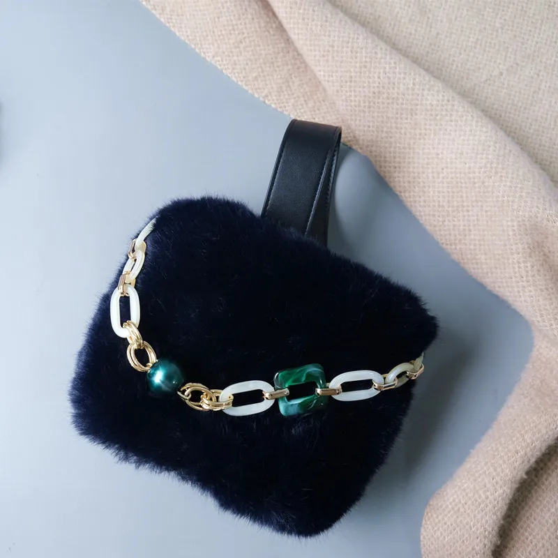 Acrylic Resin Woman Bag Handles 43cm Luxury Handcrafted Wristband Women Handb ag Strap Replacement Bag Handle Circlet Bag Belts