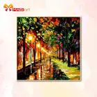 вышивка крестом наборы рукоделие, наборы для рукоделия, 11CT водорастворимые картины из холста, 14CT уличные light-NCMS064