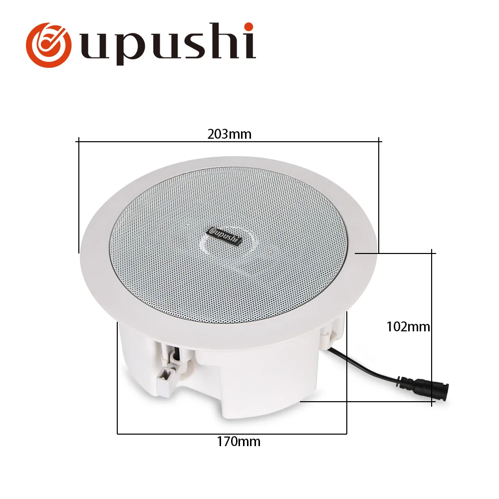 Oupushi KS812A bluetooth Встроенный потолочный динамик 4 5 дюймов и АБС экологически чистые