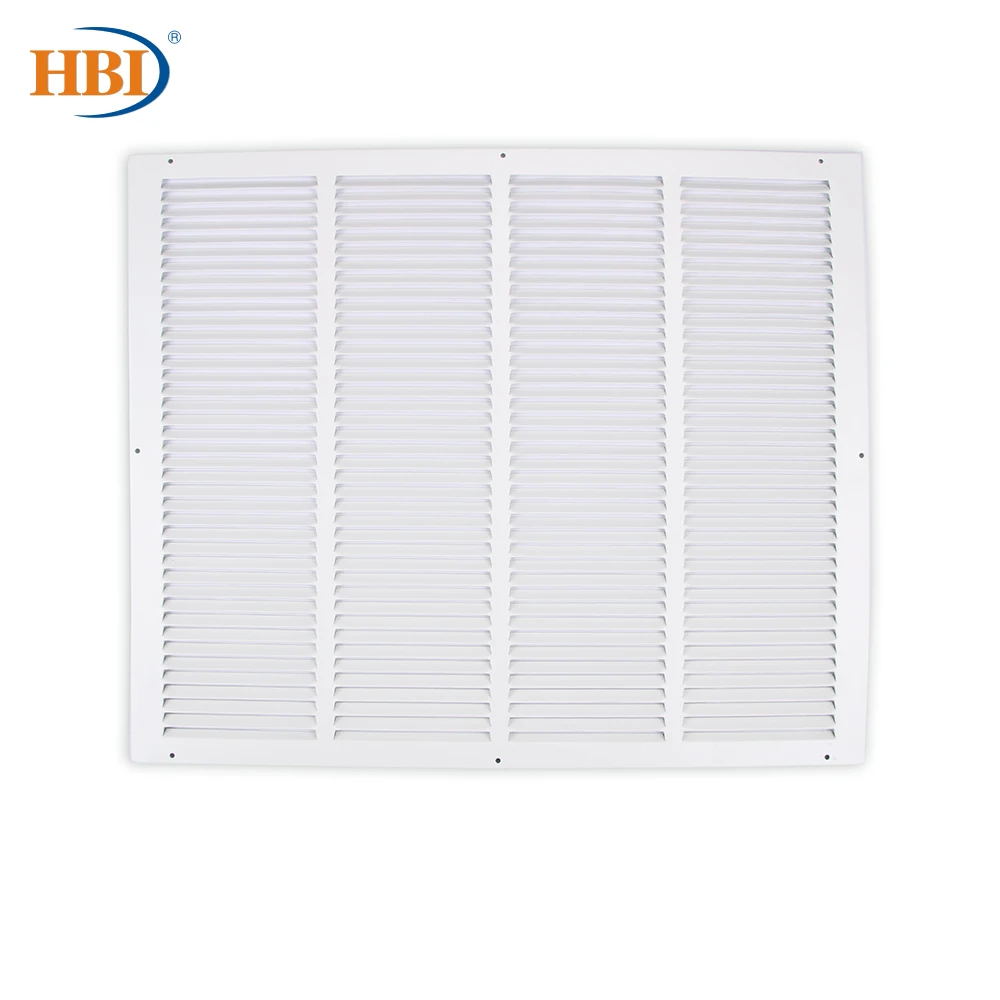 

HBI 10 шт W24 "xH20" стальные белые готовые возвратные воздушные решетки потолочное вентиляционное отверстие потолочный кожух воздуховода воздуш...