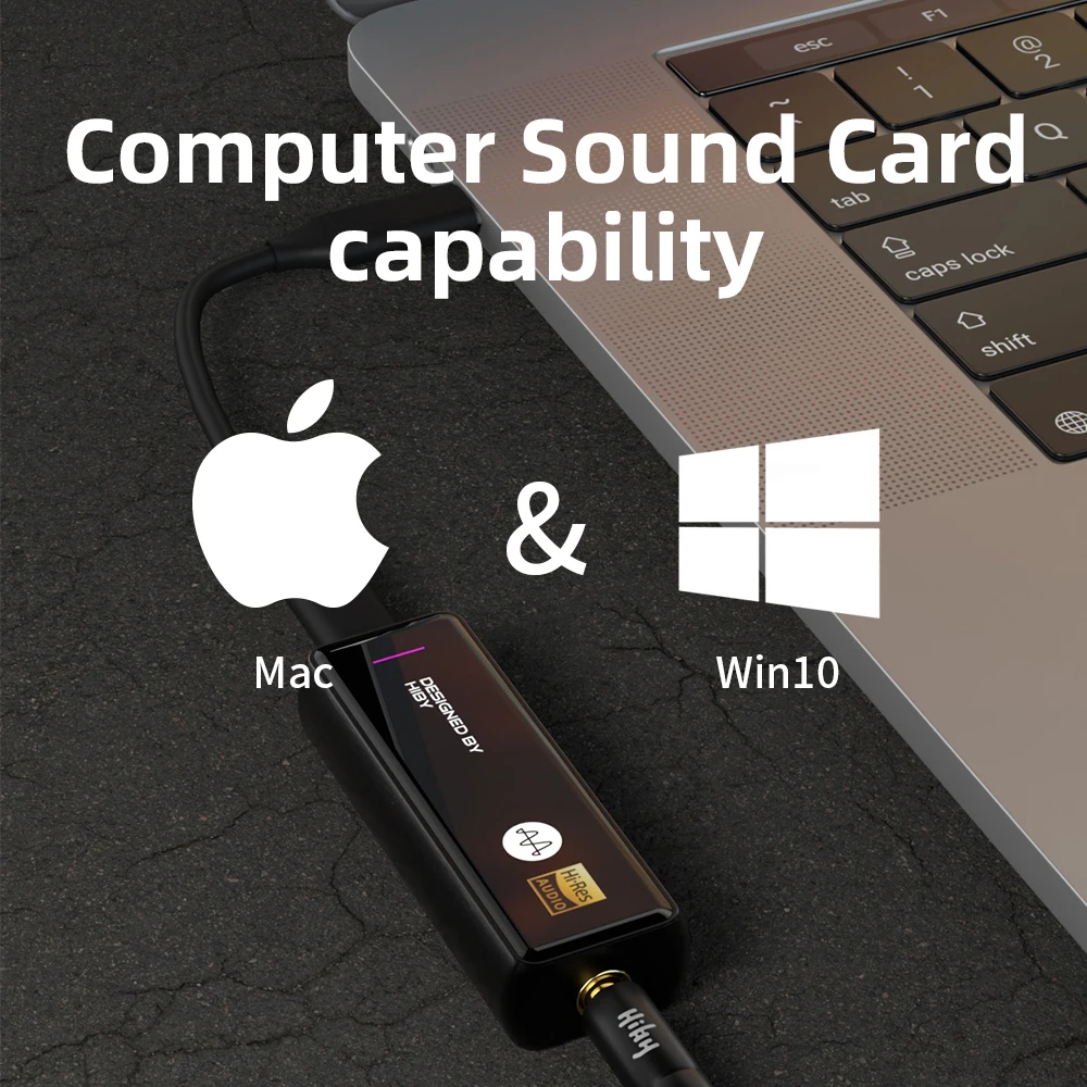 HiBy FC5 MQA аутентифицированный ключ USB DAC декодирование аудио усилитель наушников