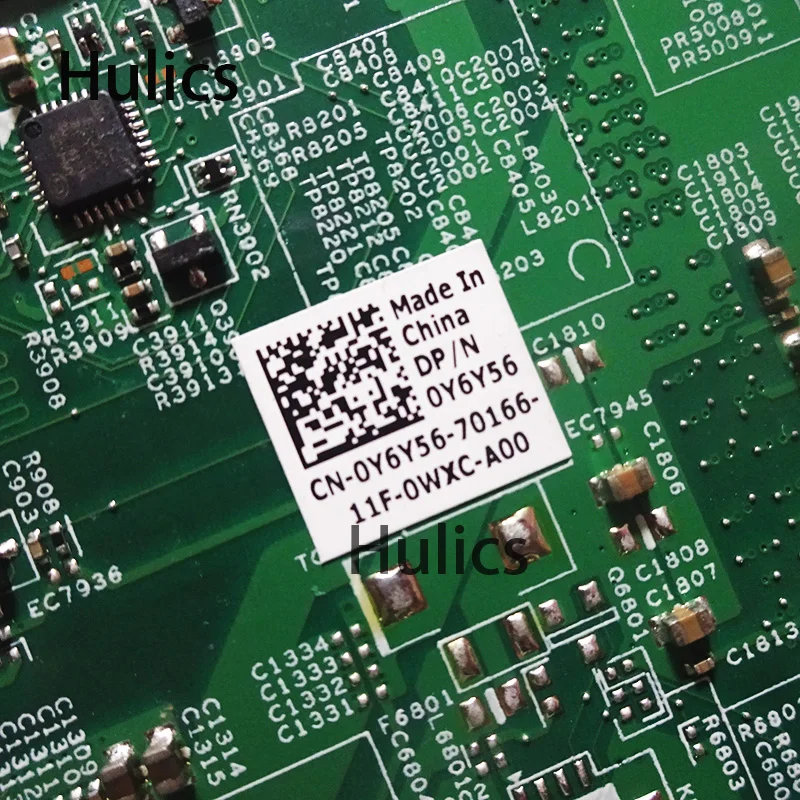 Бывшая в употреблении материнская плата для ноутбука 0Y6Y56 Y6Y56 Dell Inspiron N5010 09909-1 48.