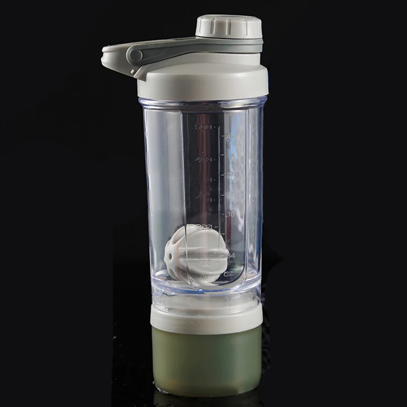 500ML протеин порошок шейкер бутылка Спортивная Фитнес смешивания сывороточного