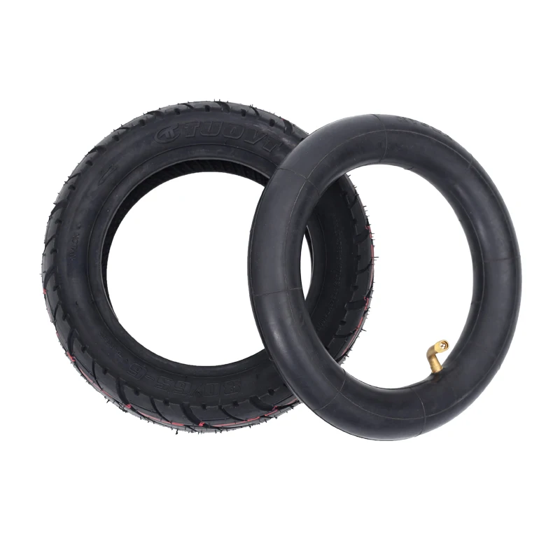 Шина 10x3.0 дюймовая 80/65-6 с камерой для электросамоката ZERO 10X Dualtron KUGOO M4 inokim Oxo.