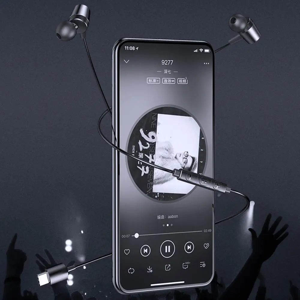 Наушники вкладыши AWEI 3 5 мм проводные наушники Тип C ln ухо стерео HiFi спортивные 1 2 м