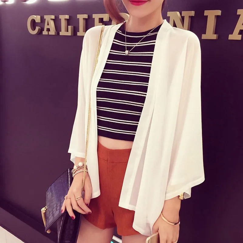 Женская блузка-кимоно в стиле Харадзюку новинка весны 2020 женский кардиган