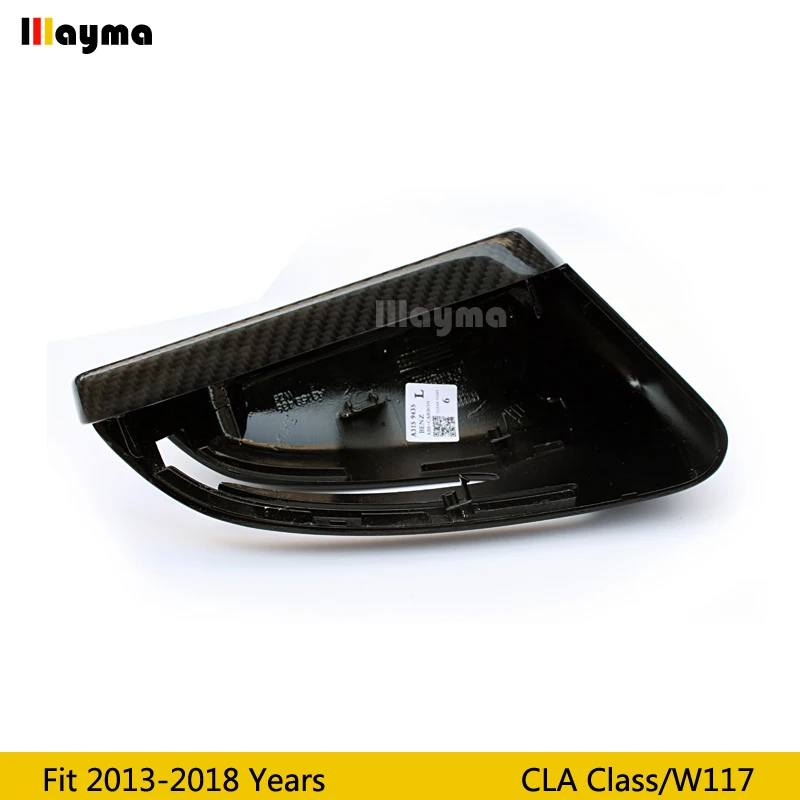 W117 Крышка для зеркала из углеродного волокна Benz CLA CLA180 CLA200 ClA220 CLA250 2013 2018 год CLA45 Для