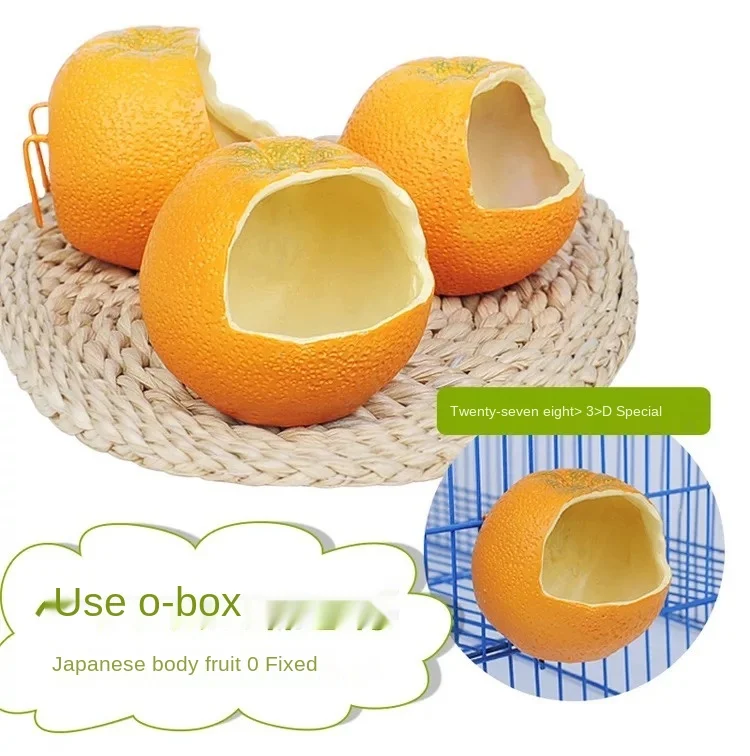 Кормушка для домашних животных в японском стиле апельсиновая кормушка