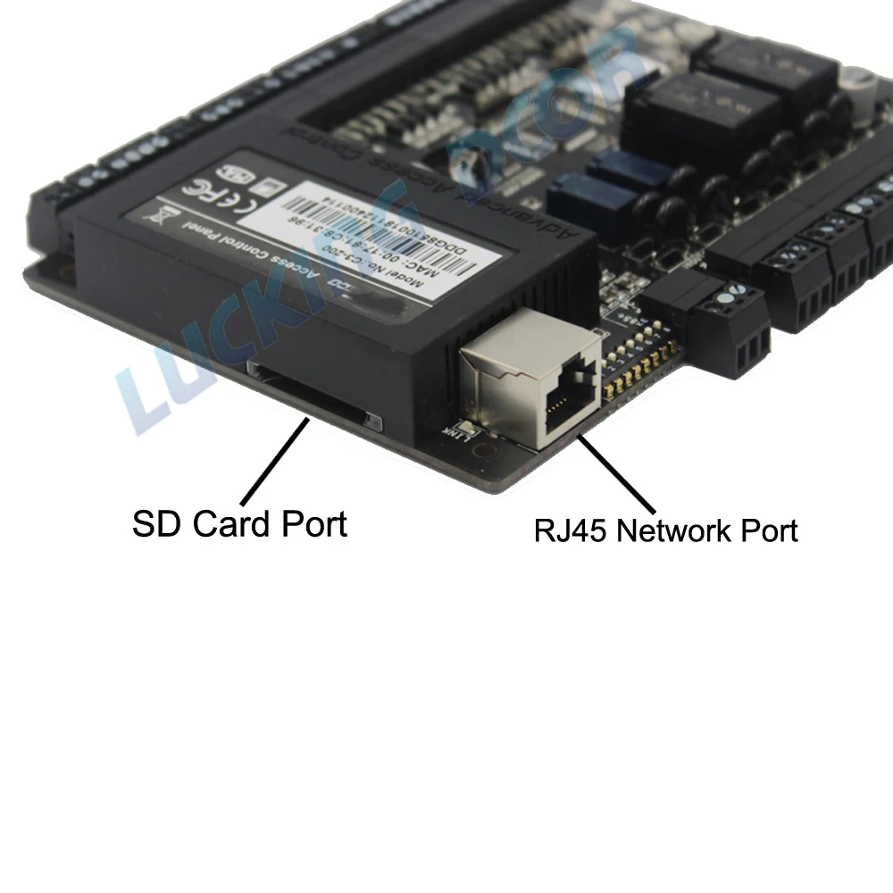 Панель управления доступом к двери на основе IP с 4 ридером KR300 TCP/IP RS485 связь