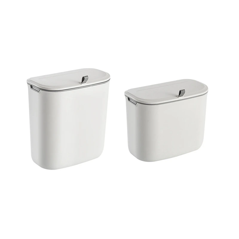 

Wall Mounted Hanging Trash Bin For Kitchens With Lid Kitchen Trash Bins Garbage Cans Counter Bins Trash Can Kitchen
