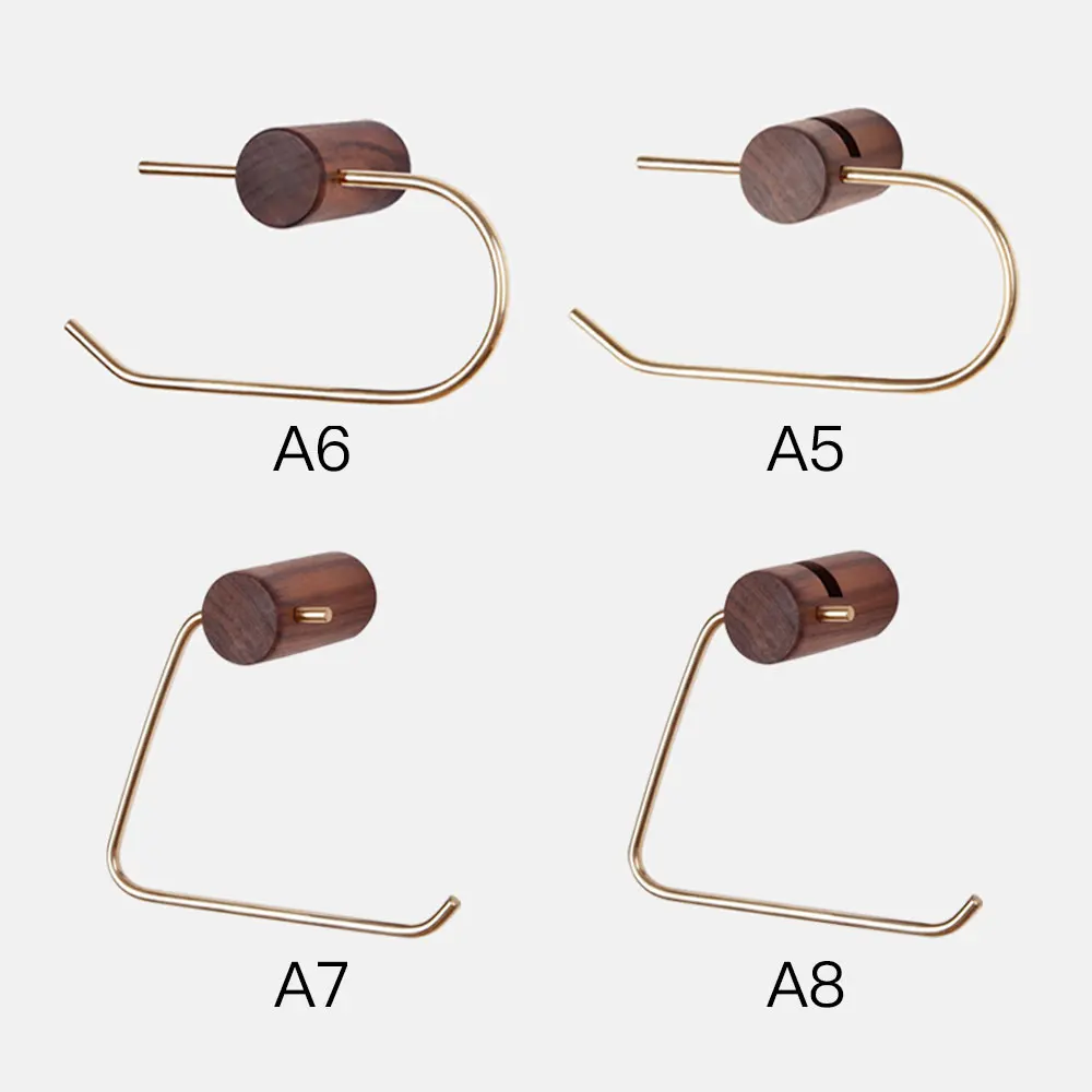 Креативный держатель для туалетной бумаги в скандинавском стиле из латуни
