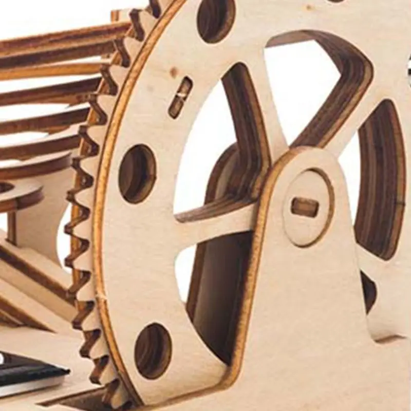 

Wooden Solar Track Ball DIY 3D Wooden Race Run Maze Puzzle Track Coaster Model Building Kits Toys for Children