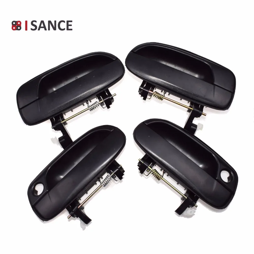 ISANCE 4 шт. черная ручка для наружной двери FL FR RL RR 82650 25000 82660 Hyundai Accent 2000 2001 2002 2003 2004 2005