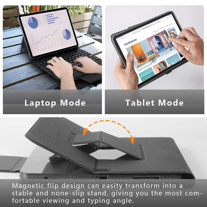 7 цветов задняя подсветка Беспроводная Bluetooth клавиатура чехол для ipad 10,2 Авто Режим сна/Пробуждение защитный чехол для ipad 10,2