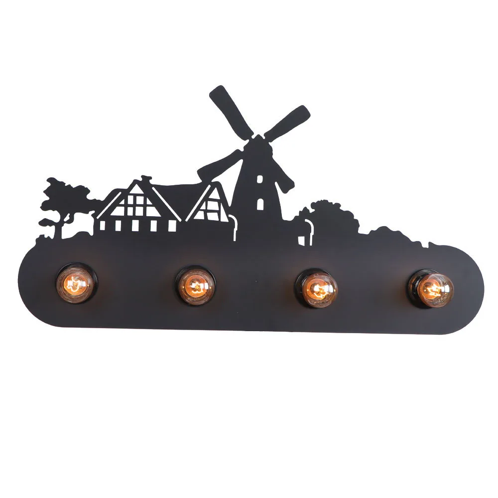

cartoon wall lamp farm windmill wall lamp loft style wall lamp bar lighting hotel lighting E27 lighting for living room