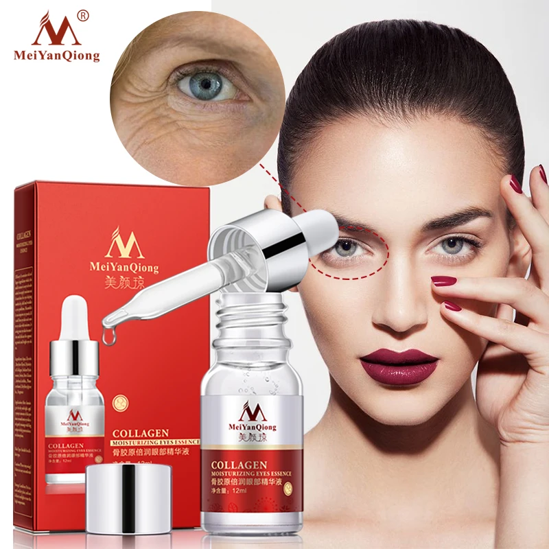 

MeiYanQiong Eye Serum Care Deep Facial Anti Aging Moisturizing Intensive Lifting Firming Essence Wrinkle Eye Bags Dark Circle