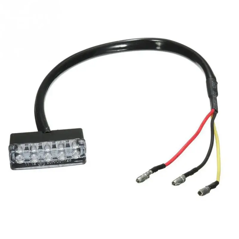 

12V Dirt Bike LED Brake Lamp Running Light Motorcycle Stop Lamp Red Warning Rear Tail Light Motorcycle Accessories Universal