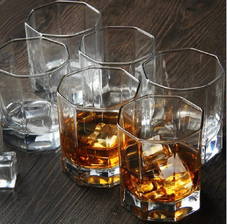 

2 Pcs/lot classical transparent fashion whiskey wine glass party pub wine drinking glass cups 0901-50