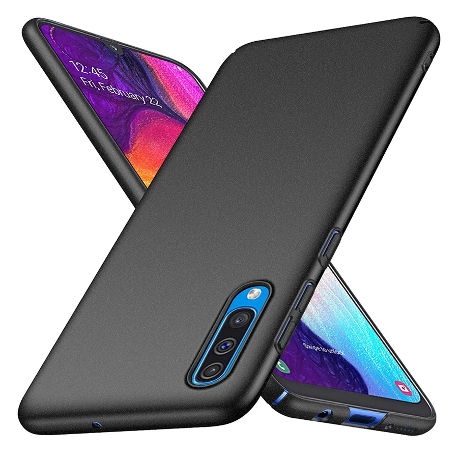 Мягкий силиконовый матовый чехол для Samsung Galaxy A60 A20 черный телефона A50 A40 A30 A70