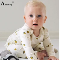 children toddler romper kids clothing 2021 autumn long sleeve cute fruit playsuits baby girls sweet bodysuit casual pullovers