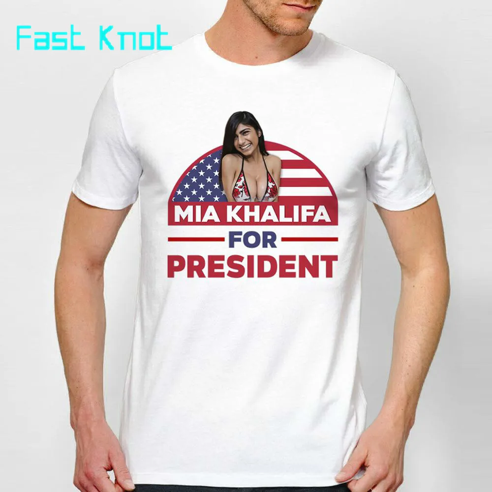 Миа Халифа для президент футболка сексуальная порно звезда футболки мужчин