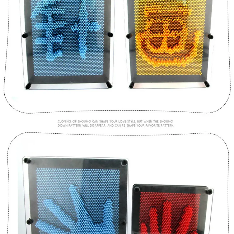 3D в форме копии Pin искусство ручной ModeColorful иглы ребенку получить уход за кожей