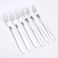 stainless steel fruit fork luxury multifunctional dessert forks for kitchen accessories