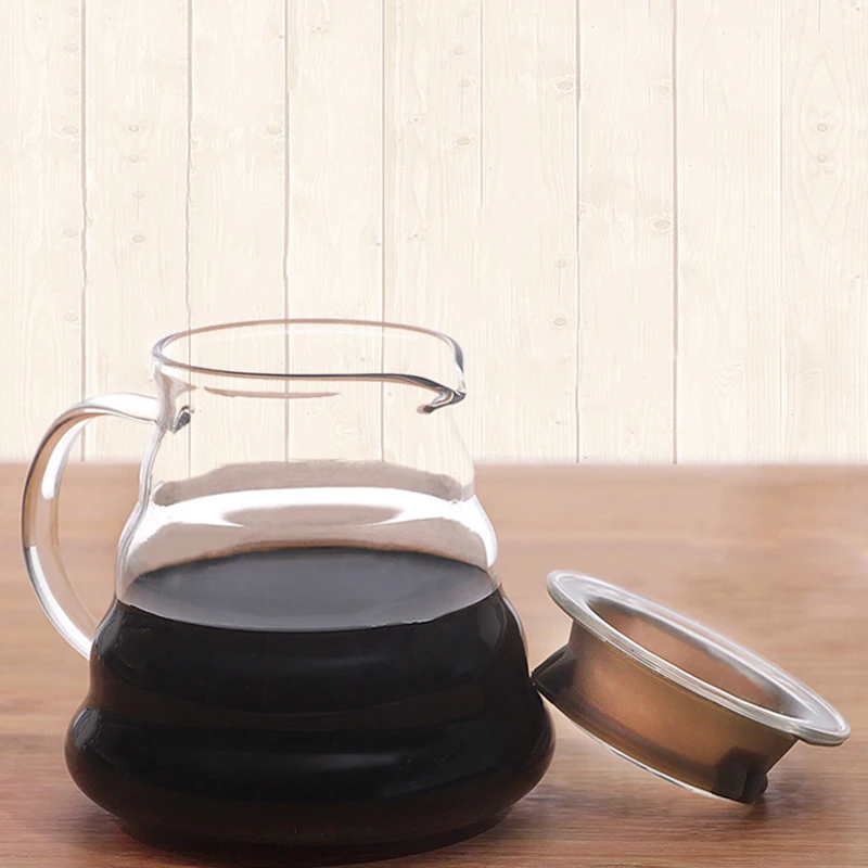 V60 "прозрачный" СТЕКЛЯННЫЙ КОФЕЙНЫЙ сервер 600 мл | Дом и сад