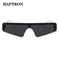 haptron fashion half frame rectangle square sunglasses women men luxury brand retro hip hop hippie driving sun glasses oculos